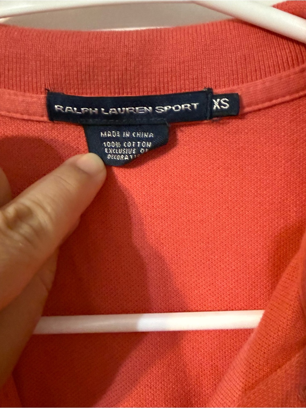 Ralph Lauren Sport Polo Dress Women’s XS Coral Pink Pony Logo Short Sleeve - Picture 4 of 5